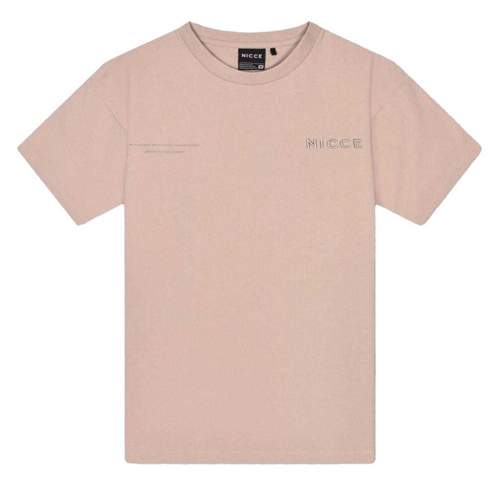 Nicce Mens Essential Crew Neck Oversized T-Shirt / Ash Grey